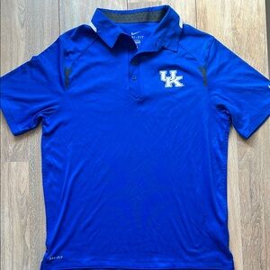 Nike Men's Blue Polo Shirt Good Condition Size Large
